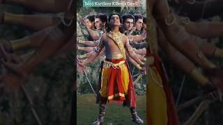 🤯Kartikeya killed a devil 👿Mahadev god kartikeya shiva love parvati reels trending song [upl. by Ained609]