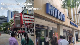 Shopping at Mydin Mall  Masjid India Malaysia  Malayalam Travel Vlog [upl. by Laekcim]