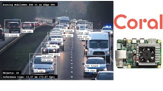 Google Coral Dev Board Object Detection Edge TPU  Cpu FPS Test [upl. by Aneehsit]