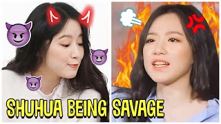 GIDLE Shuhua Being Savage For 10 Minutes Straight [upl. by Haya831]