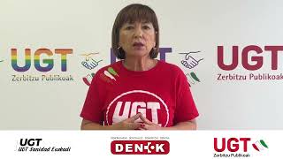 Gracias a UGT continua la lucha por la NO discriminación entre categorías [upl. by Eppie946]