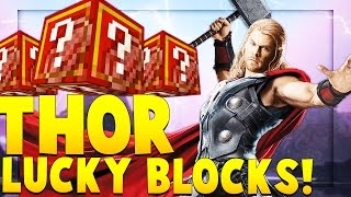 THOR AVENGERS LUCKY BLOCK MOD CHALLENGE  Minecraft  Lucky Block Mod  JeromeASF [upl. by Aiken]