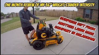 Real Time Mowing with 36quot Wright Stander Intensity [upl. by Lean]