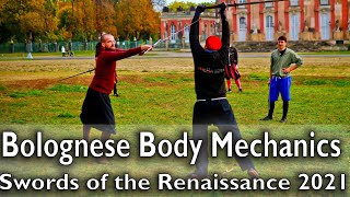 Bolognese Body Mechanics  Jay Maxwell  Swords of the Renaissance 2021 [upl. by Enomar]