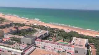 Hotel Fuerte Conil CostaLuz Cadiz Aerial Video [upl. by Spillar]