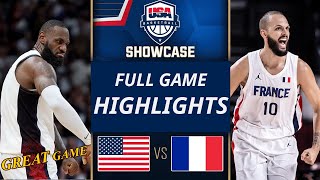 USA vs France  Full Game  Today Friendly International USAB SHOWCASE [upl. by Menon]