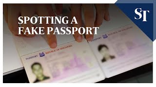 Spotting a fake passport [upl. by Malva167]