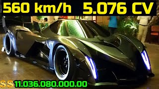 DEVEL SIXTEEN O HIPERCARRO DE 5000 CAVALOS E 560 KMH [upl. by Ginnie230]