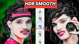 Autodesk Sketchbook HDR Face Smooth Editing  Face white Kaise kare  Photo Editing New Tutorial [upl. by Dracir]