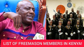 NAMES OF FREEMASON MEMBERS IN KENYA EXPOSED By APOSTLE NDURA WARUINGE [upl. by Armbrecht]