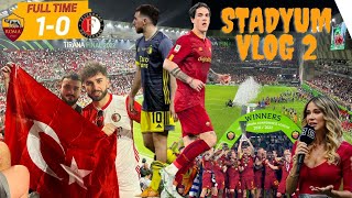 Finale Doğru  AS ROMA 10 FEYENOORD  Stadyum Vlog 2  UEFA Konferans Ligi Final 2022 [upl. by Aubree]