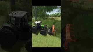 Cortando arboles para nuevos campos farmingsimulator2025 [upl. by Elison349]