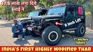 India’s First Highly Modified Mahindra Thar  Detailed Review with imabhishekkaushik [upl. by Whitson]