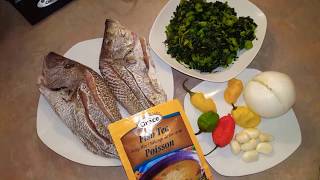 Stuffed Callaloo Fish [upl. by Sneed]