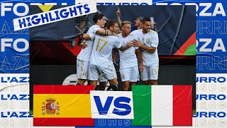 Highlights SpagnaItalia 21  Nations League Finals [upl. by Rai887]