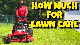 How much does LAWN CARE cost  Whats the cost of LAWN MOWING [upl. by Miru706]