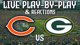 Chicago Bears vs Green Bay Packers  Live PlayByPlay amp Reactions [upl. by Eanwahs211]