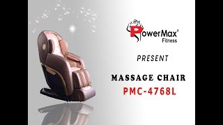 INDULGE PMC4768L  4D Zero Gravity Massage Chair by Powermax Fitness [upl. by Amsa391]