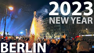 Berlin New Year 2023  4K LIVE at Brandenburger Tor  Berlin Germany Walking Tour [upl. by Netsrak]