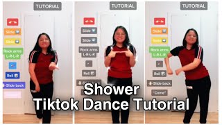 SHOWER TIKTOK DANCE TUTORIAL shorts [upl. by Blandina]