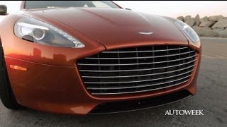 2014 Aston Martin Rapide S  drive review video [upl. by Trebma836]