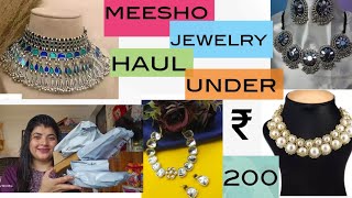 Meesho jewelry set haul meesho wedding jewelry haul meesho jewelry under 200₹ meeshojewelleryhaul [upl. by Chucho566]