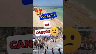 La mejor playa de YUCATÁN vs CANCUN sisal yucatan [upl. by Ahsemat]