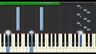 Kohh  team tomodachi piano tutorial [upl. by Conte]