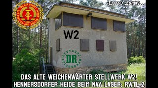 Inside Stellwerk Das alte Weichenwärter Stellwerk W2 in der Hennerdorfer Heide am NVA Lager RWTL2 [upl. by Atteiluj]