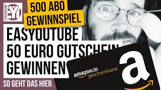 Gewinnspiel Amazon Gutschein  500 AboGewinnspiel 2017 [upl. by Verada]