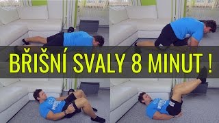 TOMÁŠ LUKÁŠ 1 CVIČENÍ NA DOMA  BŘIŠNÍ SVALY 8 MINUT [upl. by Aiclid]