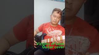 victims of love joelamontguitarinstrumental cover rommelrustia channel [upl. by Ahsiek193]