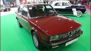 1982 Alfa Romeo Alfetta 20  Retro Classics Stuttgart 2018 [upl. by Dodie]