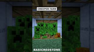 Minecraft Creeper Farm minecraft shorts [upl. by Anemix]