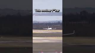 Normal Ryan Air landing VS this MF 🗿aviation planes fastlanding smooth ryanair hardlanding [upl. by Chemosh]