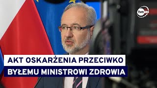 Prokuratura skierowała akt oskarżenia przeciwko byłemu ministrowi zdrowia Adamowi Niedzielskiemu [upl. by Yenettirb95]