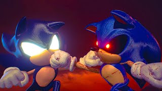 Sonic vs SonicEXE 3D Animation Sonic The Hedgehog Cartoon Fight Animation [upl. by Yhtomot305]