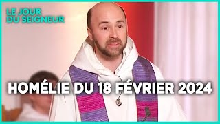 Homélie du 18 février 2024  Rendre à Dieu le meilleur Le Jour du Seigneur  France 2 [upl. by Areem]