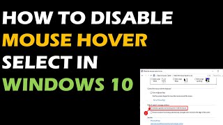 How to Change Time to Activate Window by Hovering Over with Mouse in Windows 1087 Tutorial [upl. by Cato27]