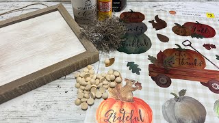 Super Easy Fall Decor  Using Window Clings  Just 1 Easy DIY [upl. by Vadim]