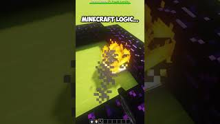 MINECRAFT LOGIC 3 minecraftshorts minecraft minecraftlogic [upl. by Pisarik]