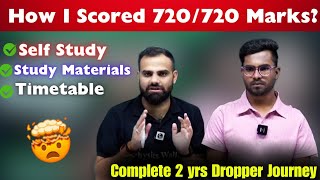 Tathagat 720 marks Strategy Timetable amp Journey Ft MR Sir 🔥 Yakeen 20  Must watch [upl. by Anawait690]