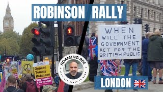 Roaming both sides of The Robinson Rally 26102024 London 🇬🇧 [upl. by Nohshan]