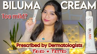 Biluma skin brightening cream Review  Safest non steroidal depigmentation cream  Medic Akanshya [upl. by Keeton877]