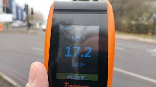 Air Quality Measurement  Rosehill Roundabout  2nd December 2023 [upl. by Sila]