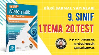 Bilgi Sarmal 9 Sınıf Matematik  1 Tema 20 Test [upl. by Ytak]