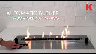 Bruciatore automatico a bioetanolo Made in Italy [upl. by Atinnod]