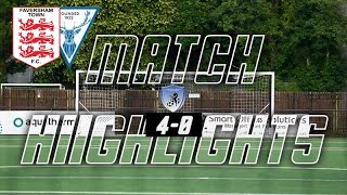 Highlights  Faversham Town 4 Erith amp Belvedere 0 [upl. by Rhona963]