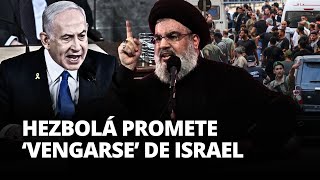 HEZBOLÁ promete quotDURO AJUSTE DE CUENTASquot contra ISRAEL tras explosión mortal de bípers  El Comercio [upl. by Abrahams]