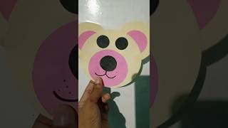 Easy 🍯🐻💤Bear craft idea😇diy bearcrafttrendingdiy craft artandcraftwallhanging origamishorts [upl. by Anasxor894]